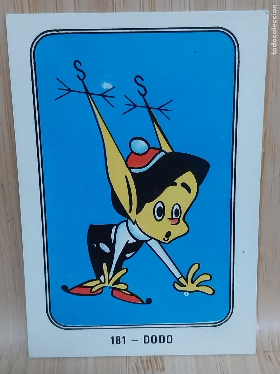 Coleccionismo Cromos antiguos: DODO FESTIVAL A&Ntilde;O 1971 FHER CROMO 181 RECUPERADO HANNA BARBERA