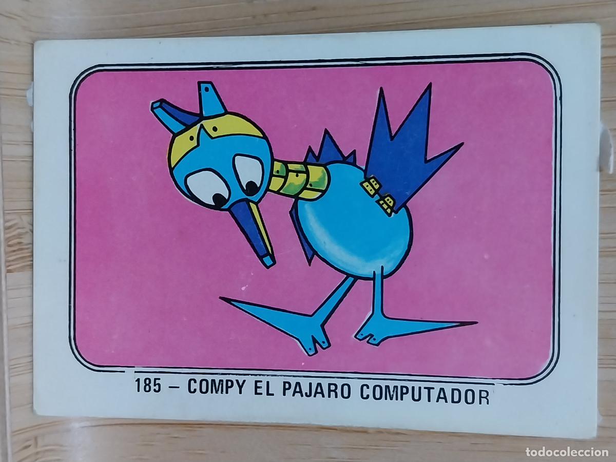 Coleccionismo Cromos antiguos: COMPY PAJARO COMPUTADOR FESTIVAL A&Ntilde;O 1971 FHER CROMO 185 RECUPERADO HANNA BARBERA