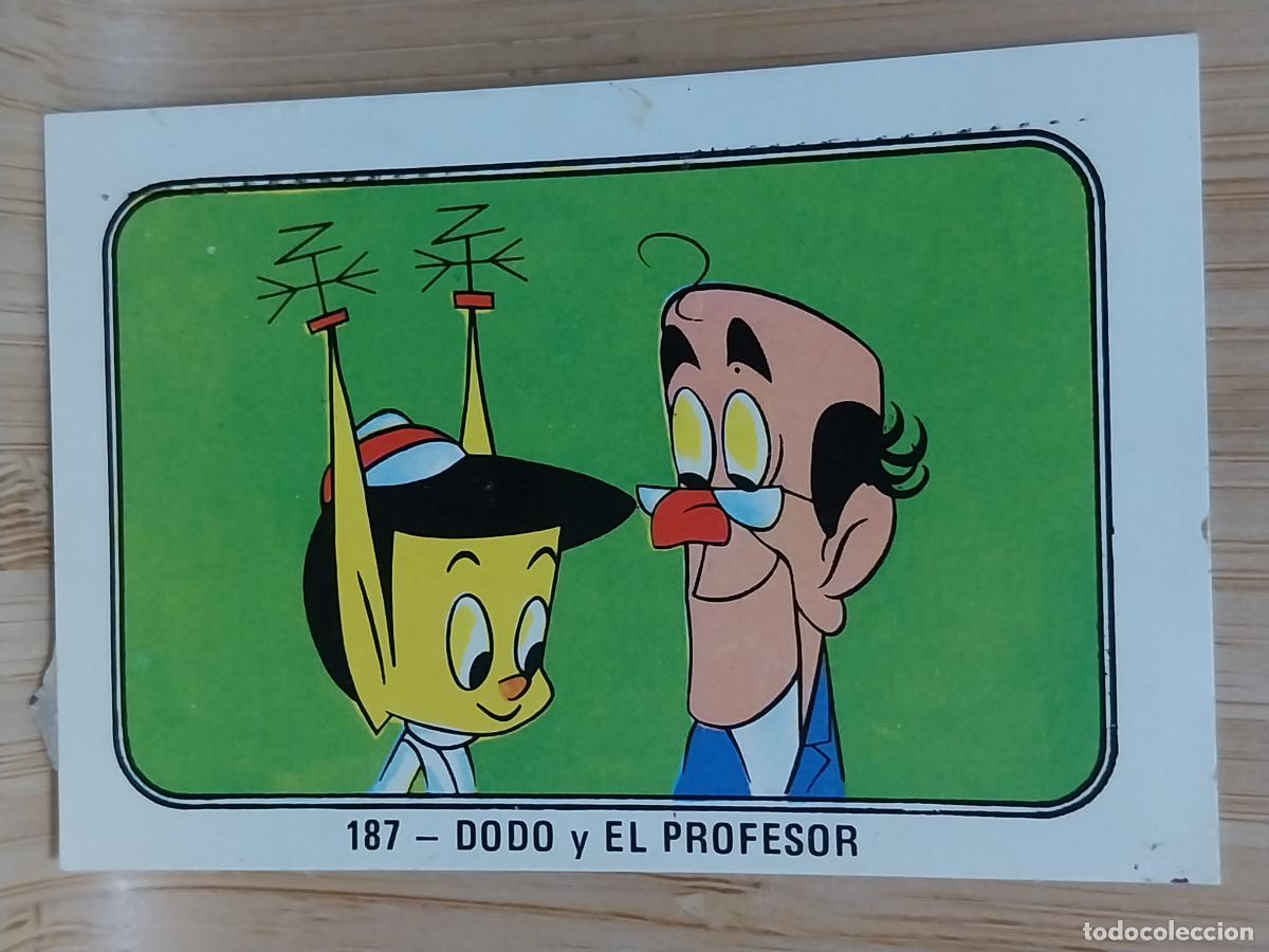 Coleccionismo Cromos antiguos: DODO Y PROFESOR FESTIVAL A&Ntilde;O 1971 FHER CROMO 187 RECUPERADO HANNA BARBERA