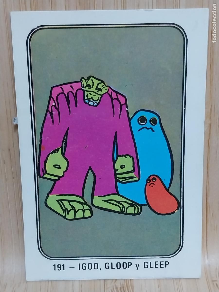 Coleccionismo Cromos antiguos: IGOD GLOOP GLEEP FESTIVAL A&Ntilde;O 1971 FHER CROMO 191 RECUPERADO HANNA BARBERA