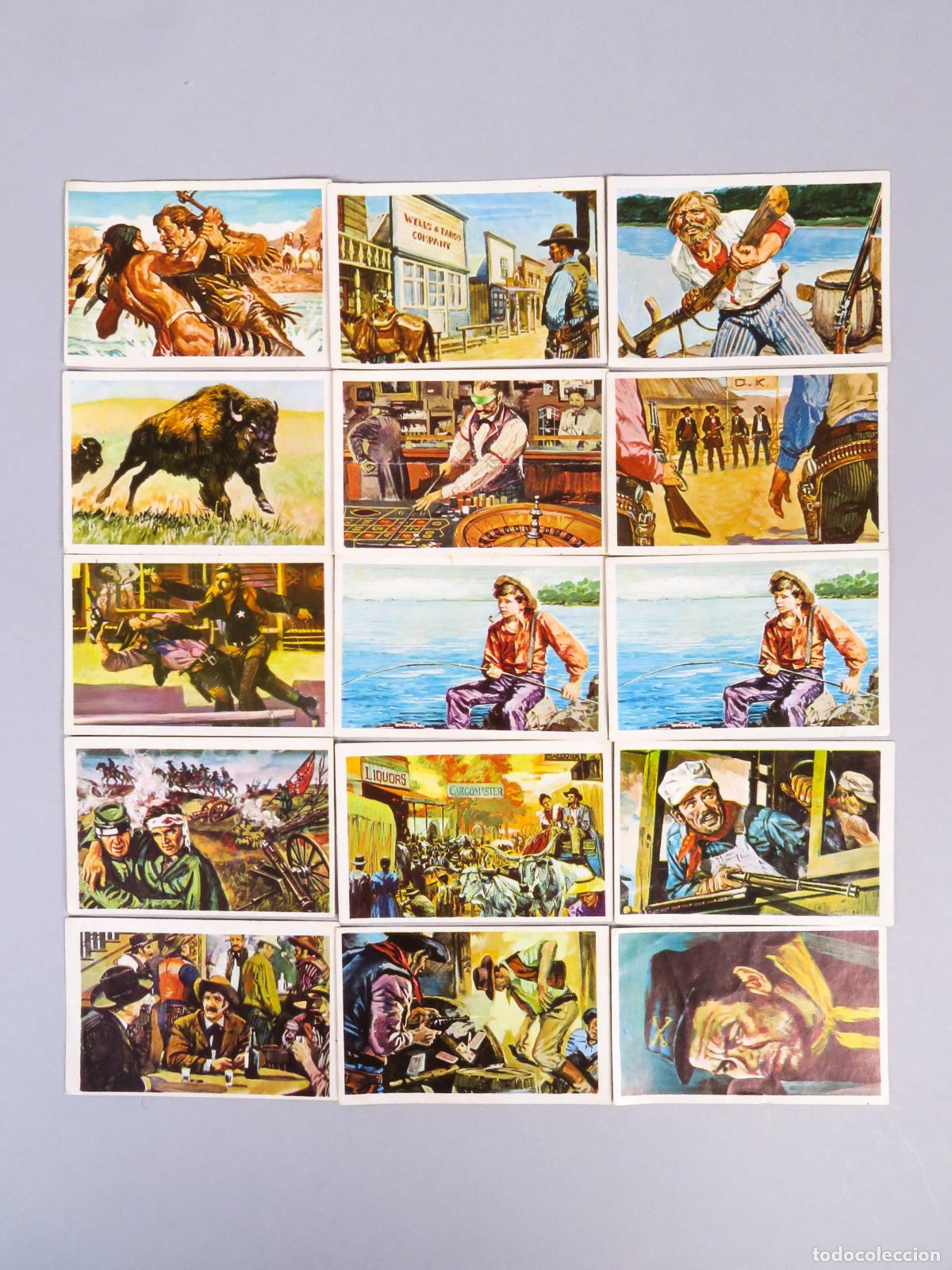 Coleccionismo Cromos antiguos: 15 cromos Bravo Oeste Ed Bruguera 1971 ver n&uacute;meros descripci&oacute;n