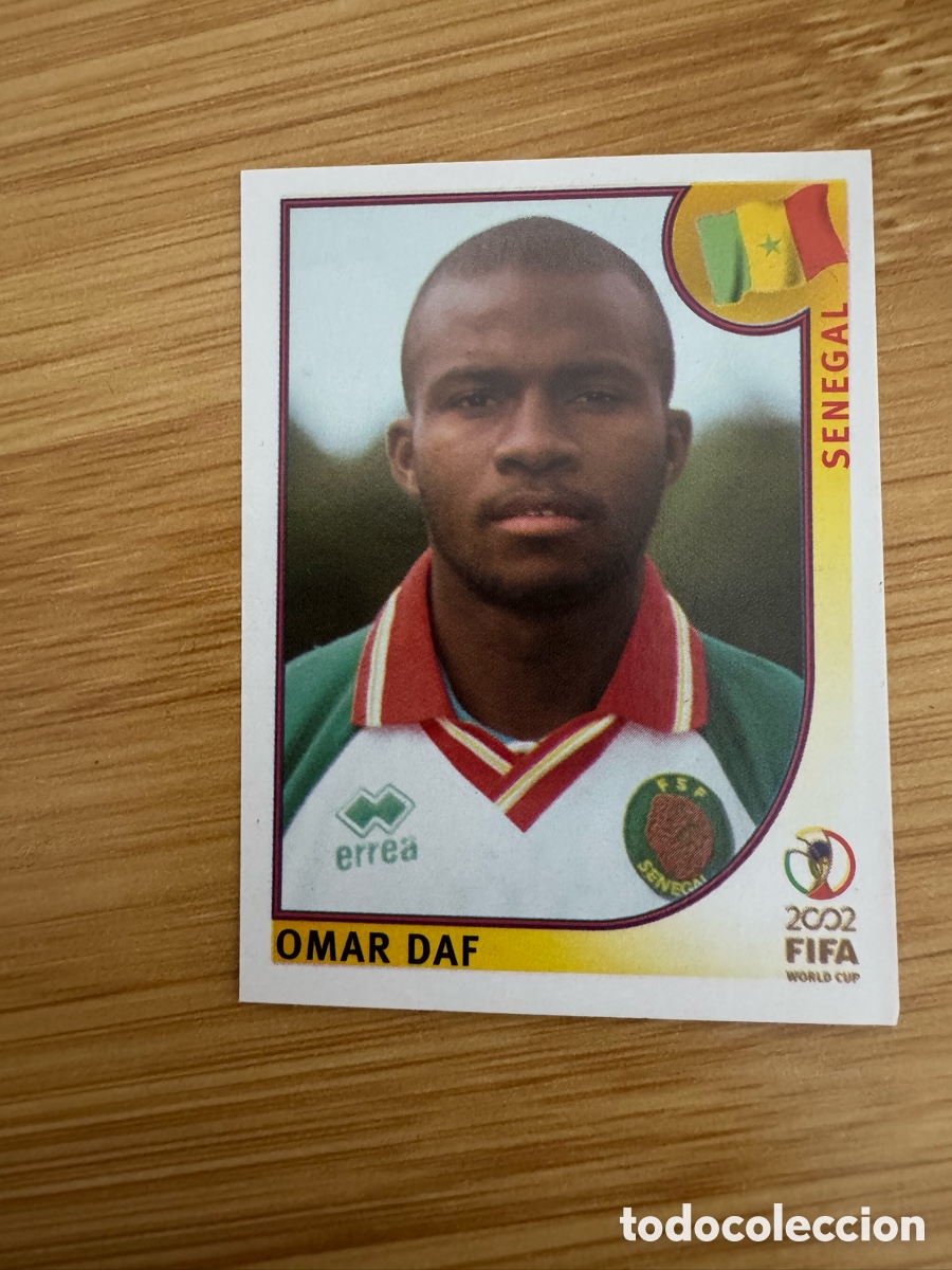 Coleccionismo Cromos antiguos: Omar Daf n&deg;46 - Korea y Jap&oacute;n 2002