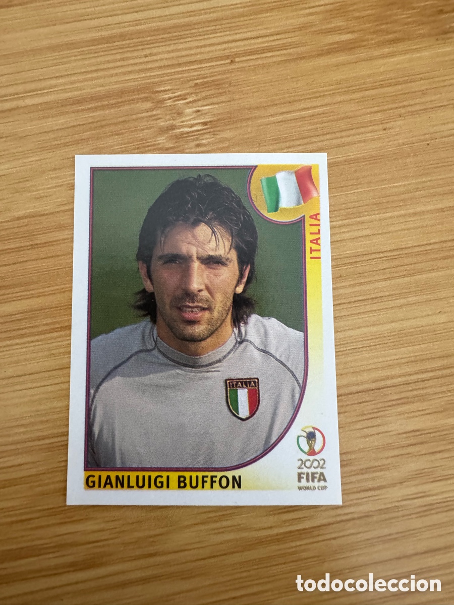 Coleccionismo Cromos antiguos: Gianluigi Buffon n&deg;459 - Korea y Jap&oacute;n 2002