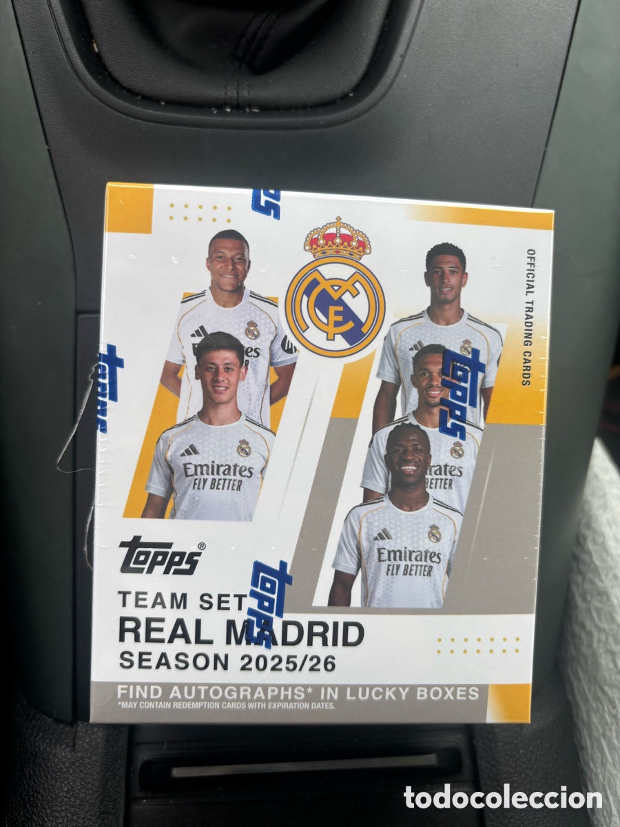 Coleccionismo Cromos antiguos: TOPPS REAL MADRID TEAM SET 2025/26 SELLADA
