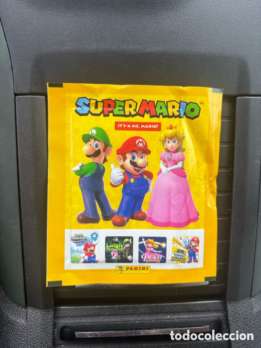 Coleccionismo Cromos antiguos: Sobre cartas cromos S&uacute;per Mario Supermario Bros