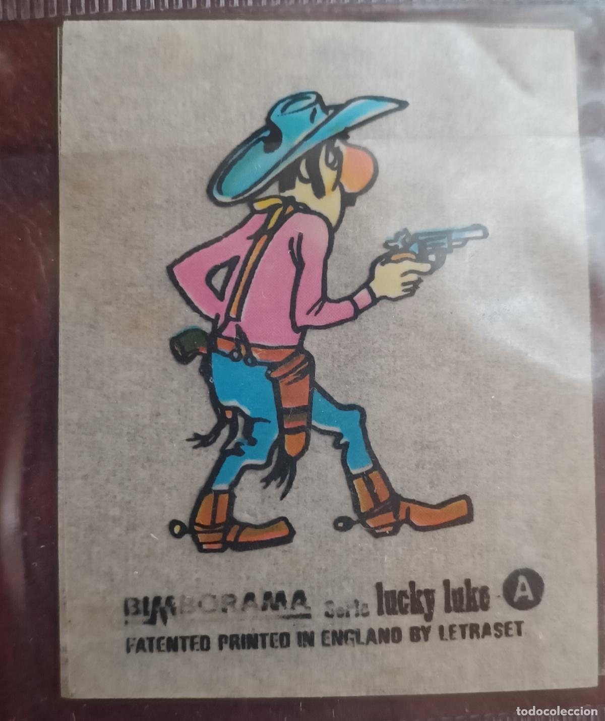 Colecionismo Cromos antigos: CROMO BIMBORAMA - LUCKY LUKE - SERIE A