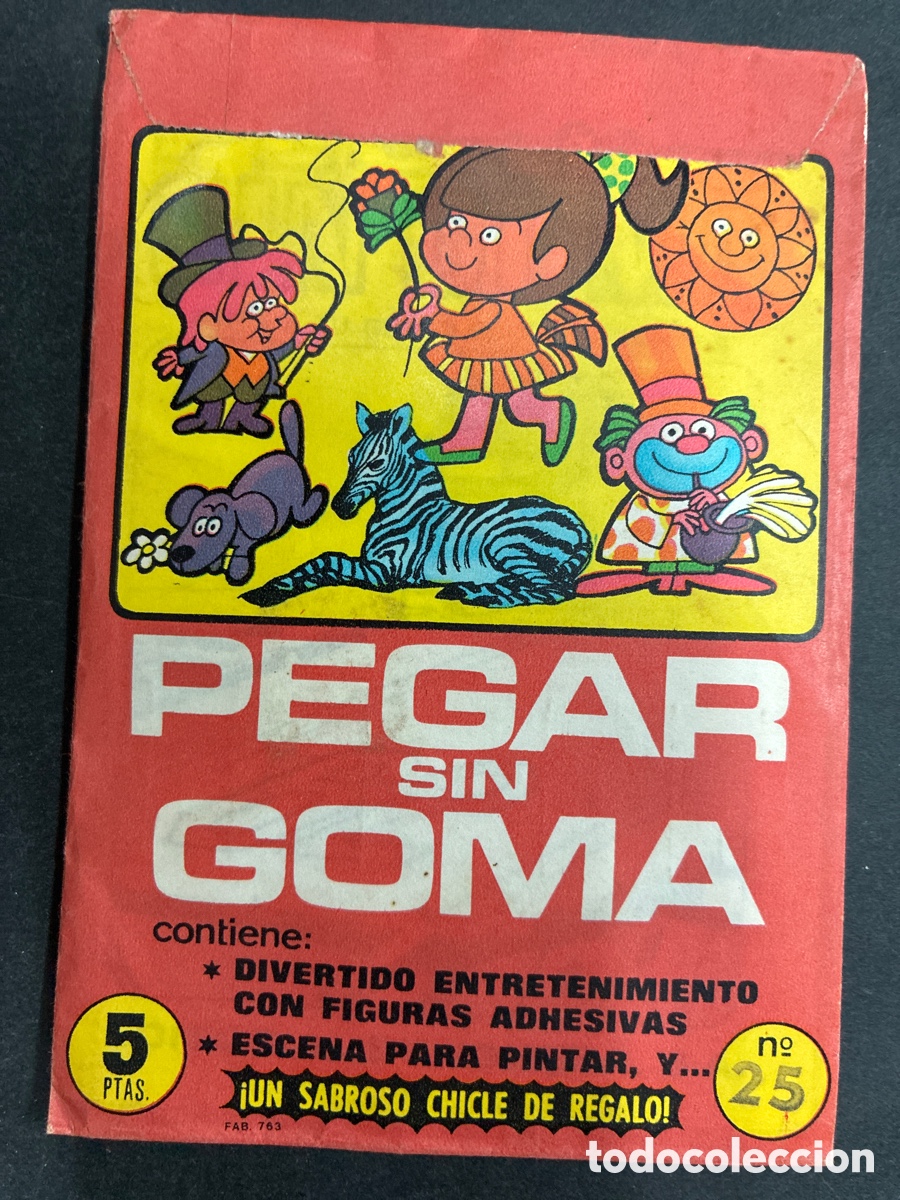 Coleccionismo Cromos antiguos: SOBRE CROMOS SIN ABRIR PEGAS SIN GOMA EDITORIAL BRUGUERA
