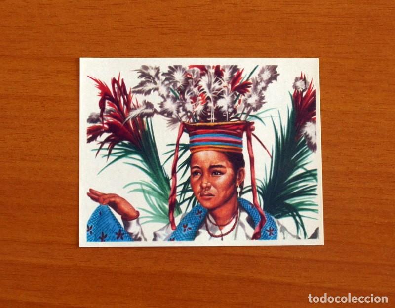 Coleccionismo Cromos antiguos: Asia y sus Habitantes -N&ordm; 83 Joven de Sulawesi -Editorial Maga A&ntilde;o 1972 -Cromo Nunca Pegado