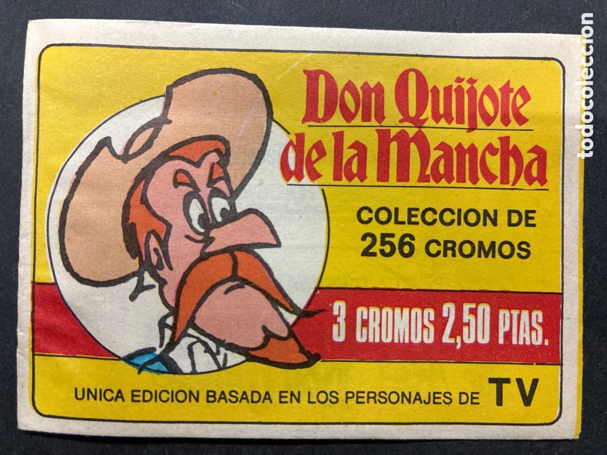 Coleccionismo Cromos antiguos: SOBRE CROMOS SIN ABRIR ALBUM SERIE T.V DON QUIJOTE DE LA MANCHA EDITORIAL BRUGUERA