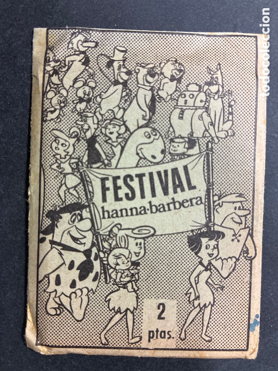 Coleccionismo Cromos antiguos: SOBRE CROMOS SIN ABRIR ALBUM SERIE T.V FESTIVAL HANNA BARBERA EDITORIAL FHER