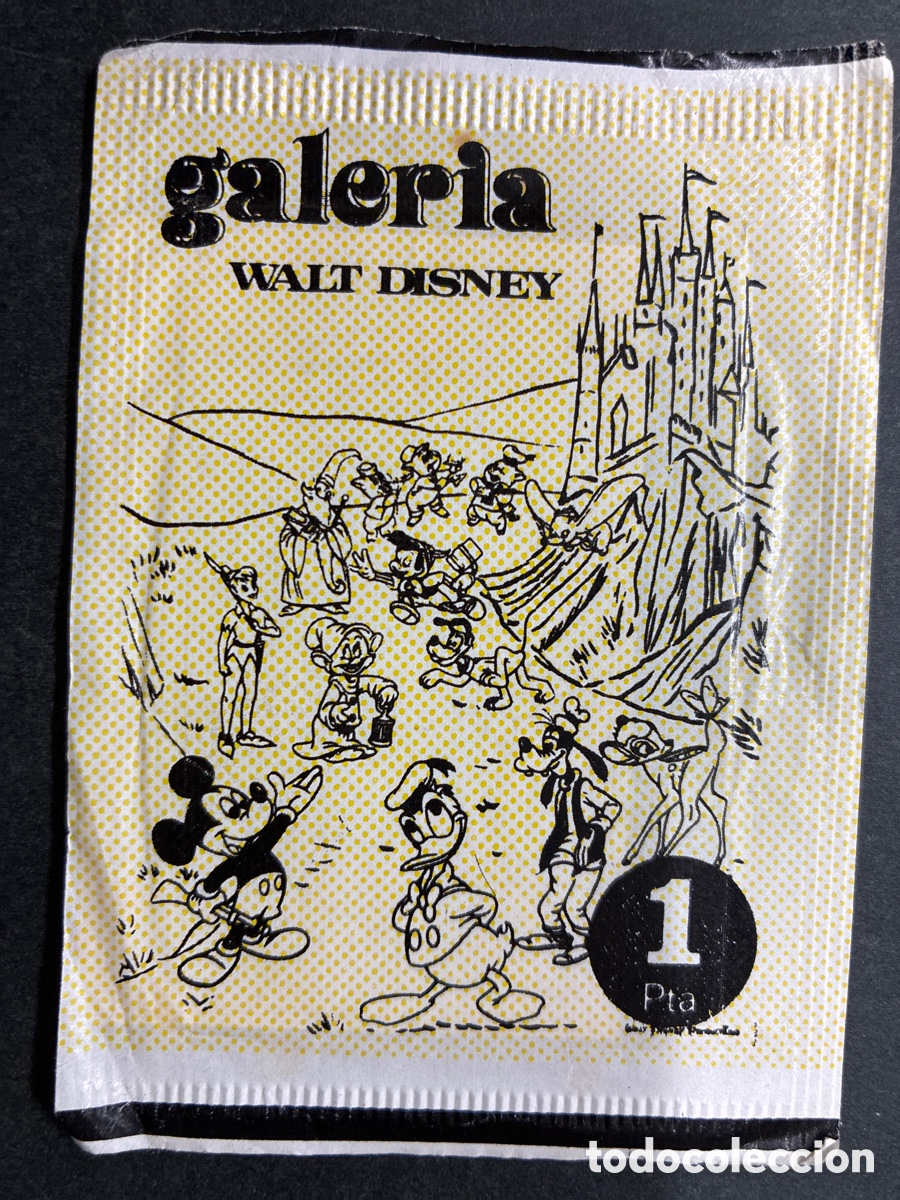 Coleccionismo Cromos antiguos: SOBRE CROMOS SIN ABRIR ALBUM GALERIA WALT DISNEY EDITORIAL FHER