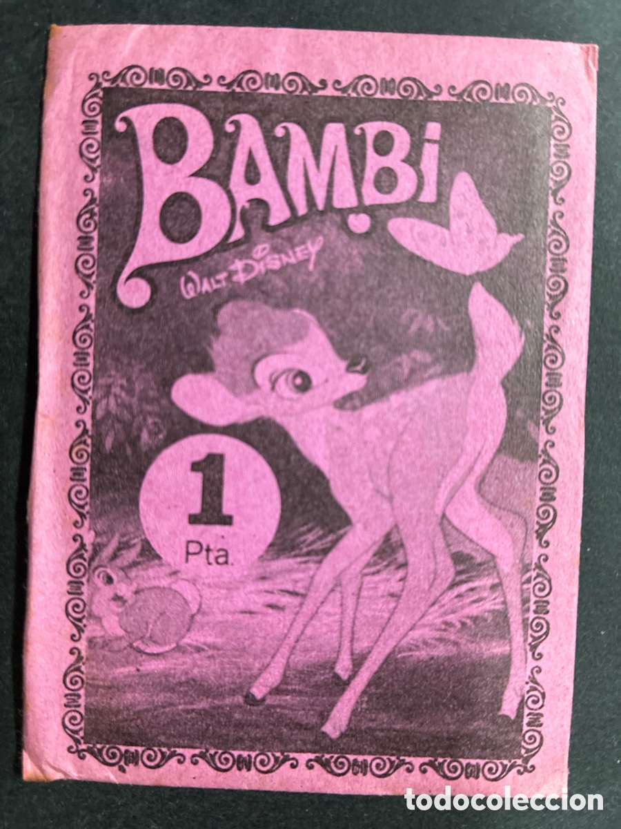 Collezionismo Figurine antiche: SOBRE CROMOS SIN ABRIR ALBUM PELICULA WALT DISNEY BAMBI EDITORIAL FHER