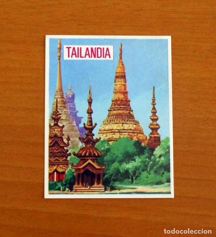 Coleccionismo Cromos antiguos: Asia y sus Habitantes -N&ordm; 205 Tailandia -Editorial Maga A&ntilde;o 1972 -Cromo Nunca Pegado