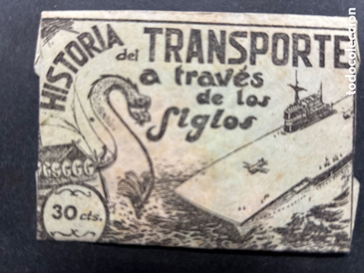Coleccionismo Cromos antiguos: SOBRE CROMOS SIN ABRIR ALBUM CROMOS HISTORIA A TRAVES DEL TRANSPORTE EDITORIAL FHER