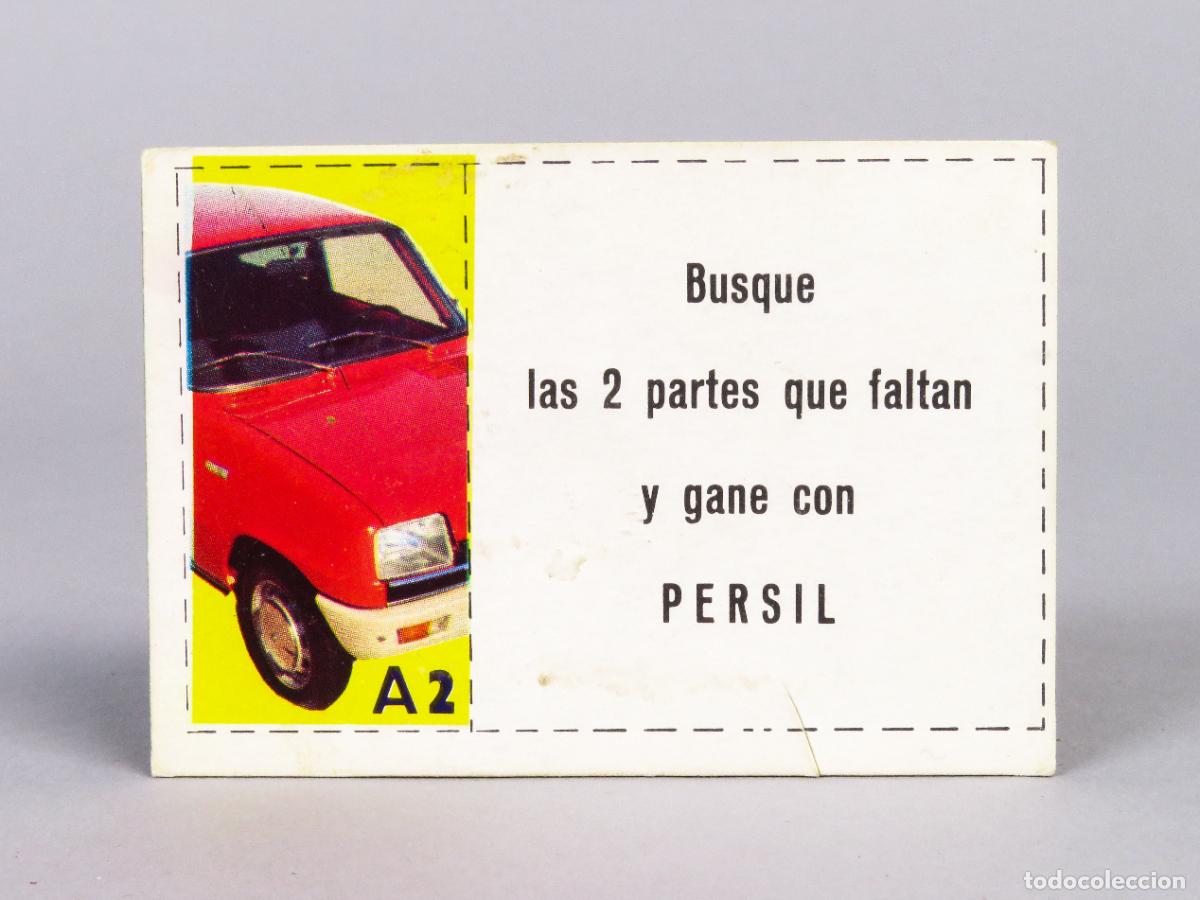 Coleccionismo Cromos antiguos: Cromo vale 1 peseta Persil Henkel Renault 5 a&ntilde;os 80