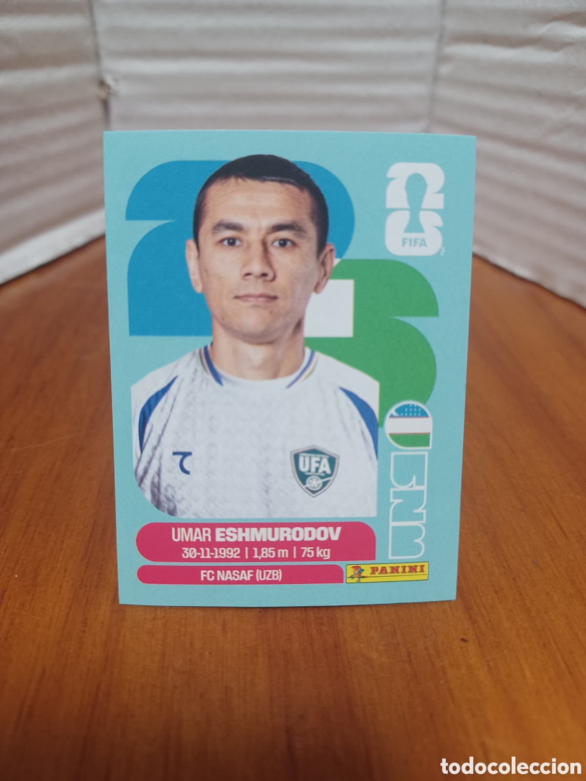 Collectionnisme Cartes &agrave; collectionner anciennes: Cromo fifa world cup mundial 2026 Eshmurodov Uzbekist&aacute;n 5