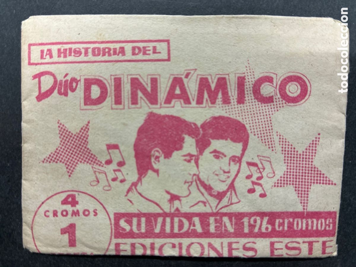 Coleccionismo Cromos antiguos: SOBRE CROMOS SIN ABRIR ALBUM CROMOS LA HISTORIA DEL DUO DINAMICO EDITORIAL ESTE
