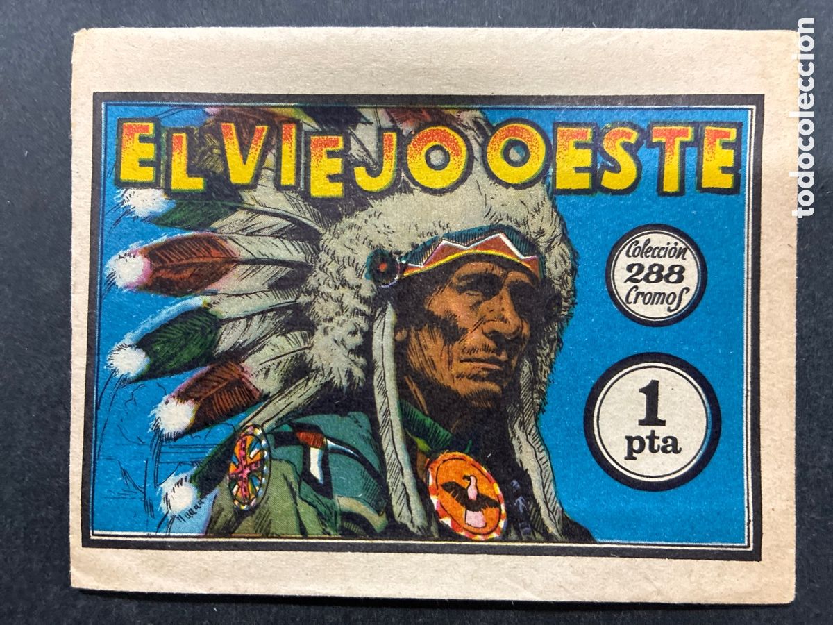 Coleccionismo Cromos antiguos: SOBRE CROMOS SIN ABRIR ALBUM CROMOS EL VIEO OESTE EDITORIAL RUIZ ROMERO