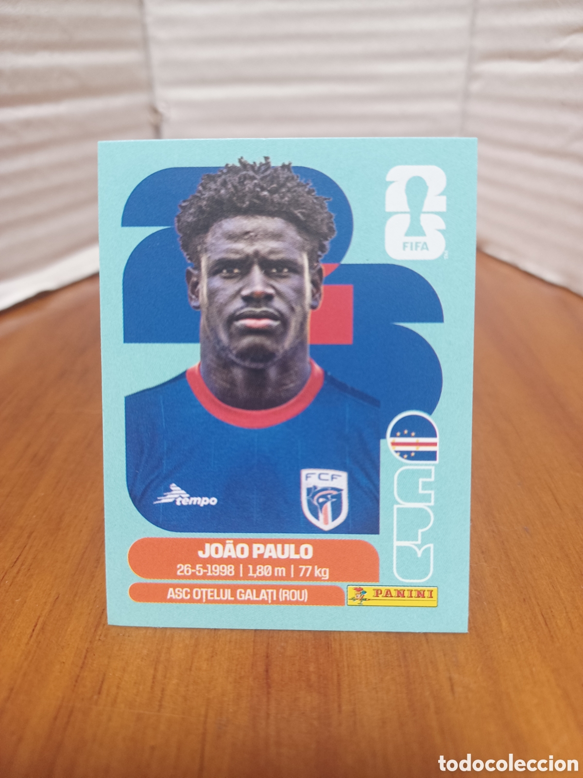 Coleccionismo Cromos antiguos: Cromo fifa world cup mundial 2026 Jo&auml;o Paulo 8 Cabo verde