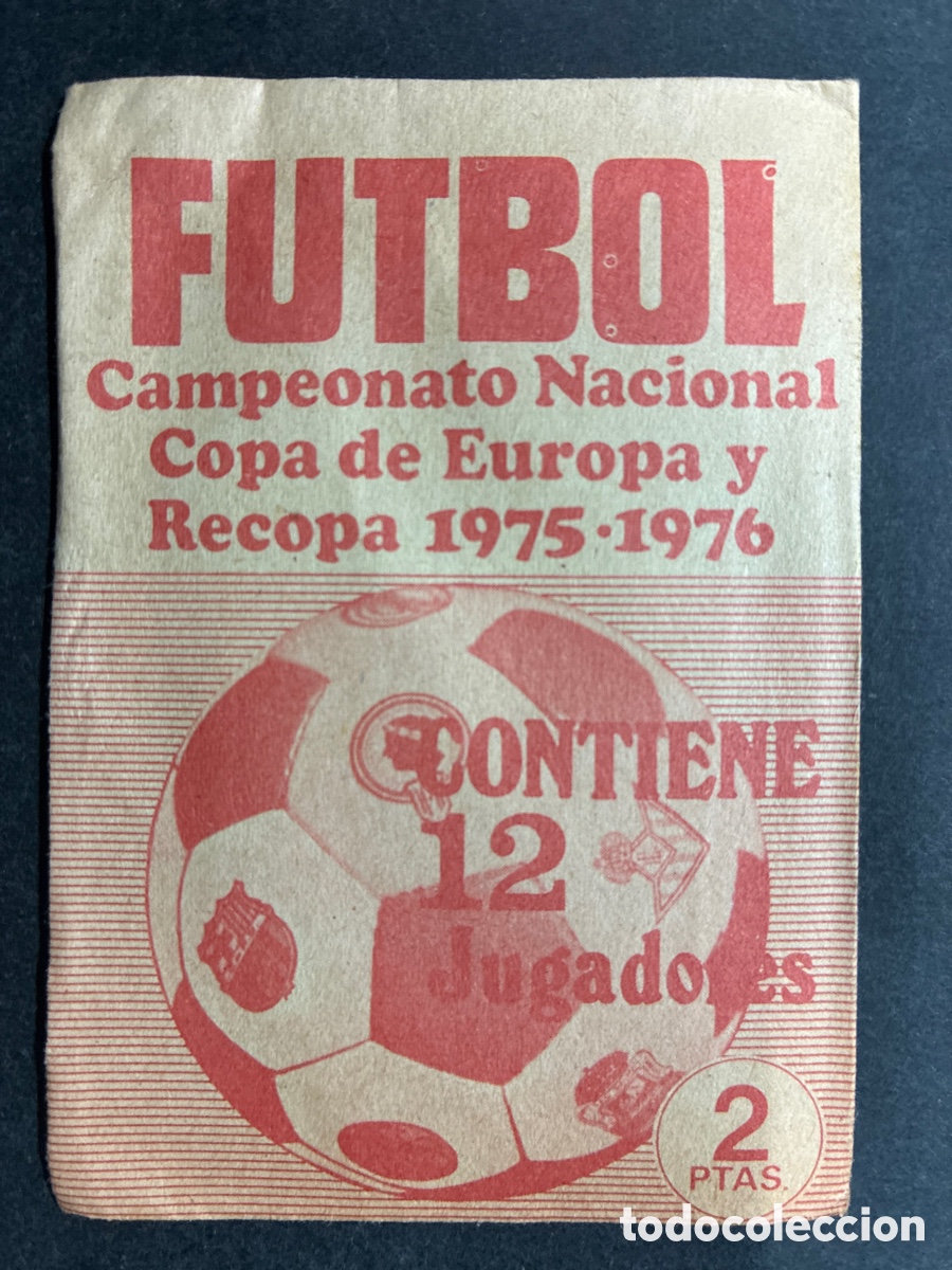 Coleccionismo Cromos antiguos: SOBRE CROMOS SIN ABRIR ALBUM FUTBOL CAMPONATO LIGA 1975 EDITORIAL RUIZ ROMERO