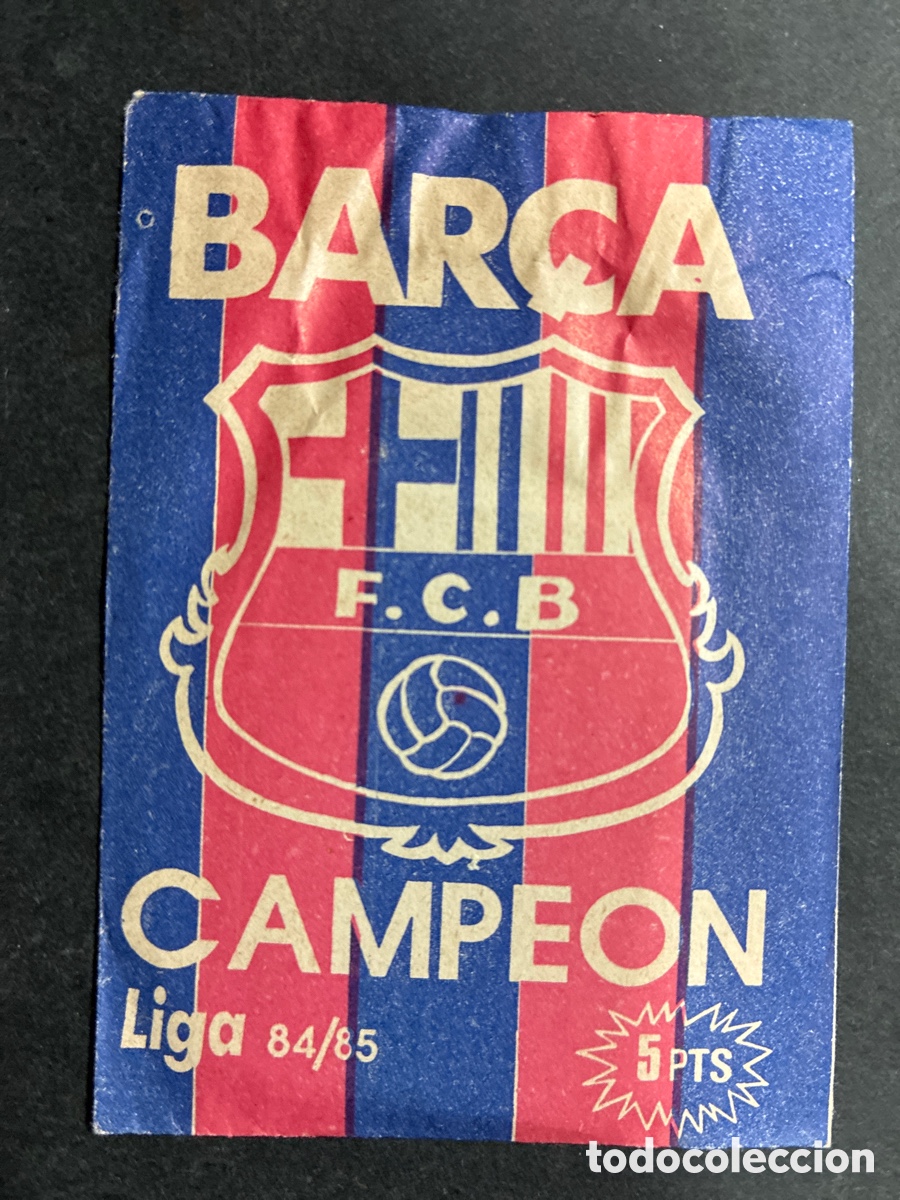 Coleccionismo Cromos antiguos: SOBRE CROMOS SIN ABRIR ALBUM FUTBOL BAR&Ccedil;A CAMPEON LIGA 84/85