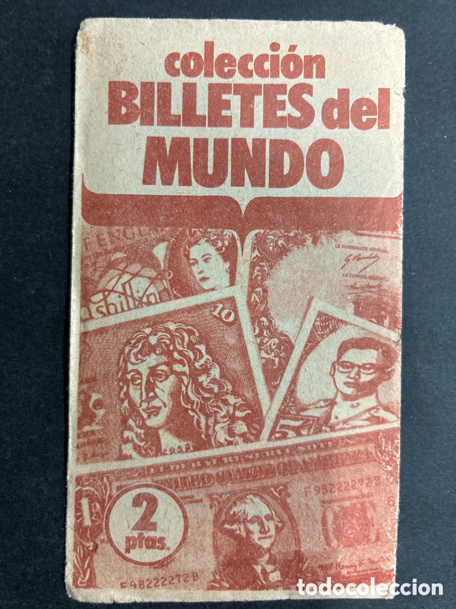 Coleccionismo Cromos antiguos: SOBRE CROMOS SIN ABRIR ALBUM COLECCION BILLETES DE TODO EL MUNDO