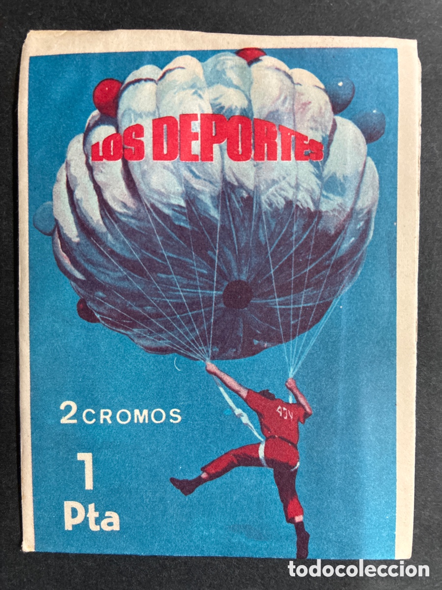 Coleccionismo Cromos antiguos: SOBRE CROMOS SIN ABRIR ALBUM LOS DEPORTES