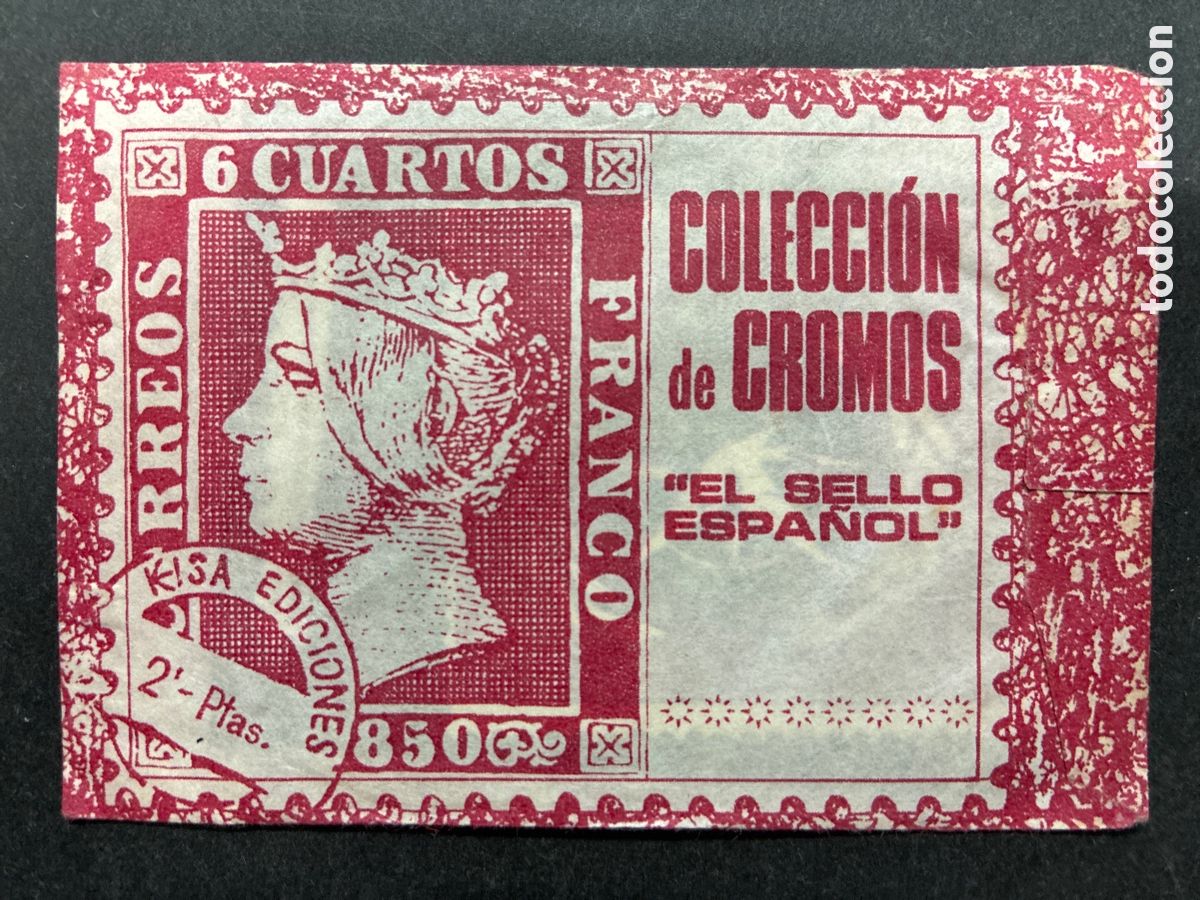 Coleccionismo Cromos antiguos: SOBRE CROMOS SIN ABRIR ALBUM EL SELLO ESPA&Ntilde;OL EDITORIAL KEISA