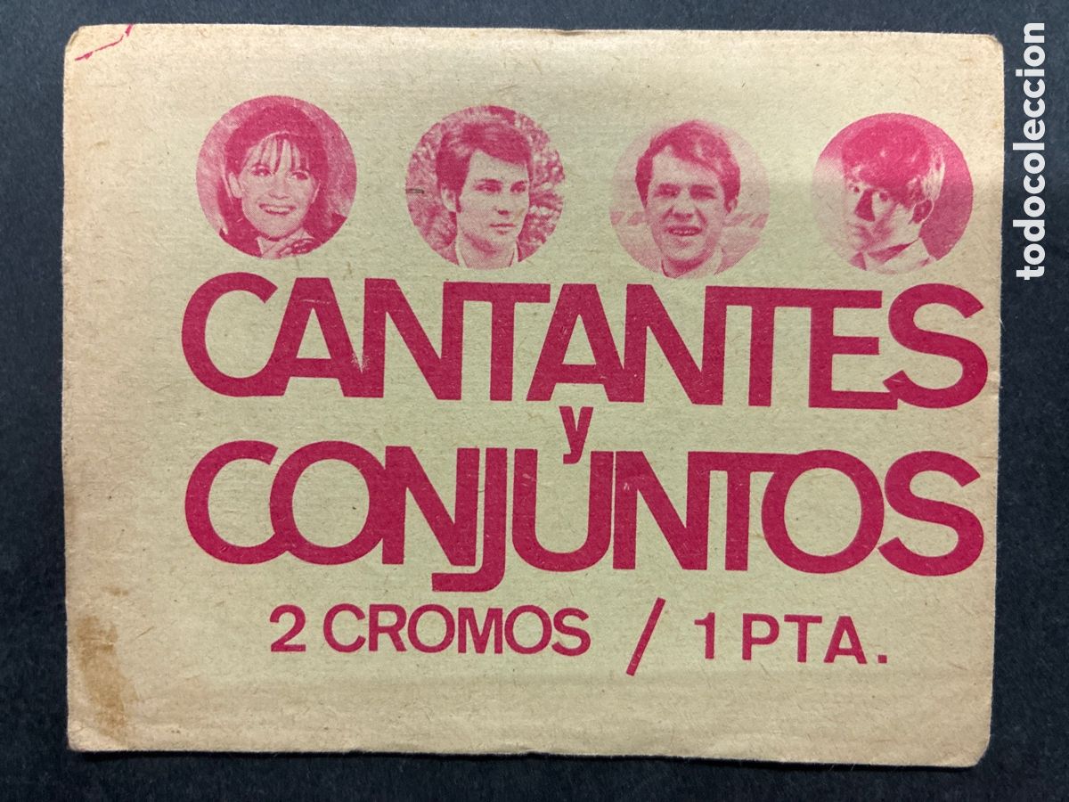 Coleccionismo Cromos antiguos: SOBRE CROMOS SIN ABRIR ALBUM CANTANTES Y CONJUNTOS EDITORIAL ESTE