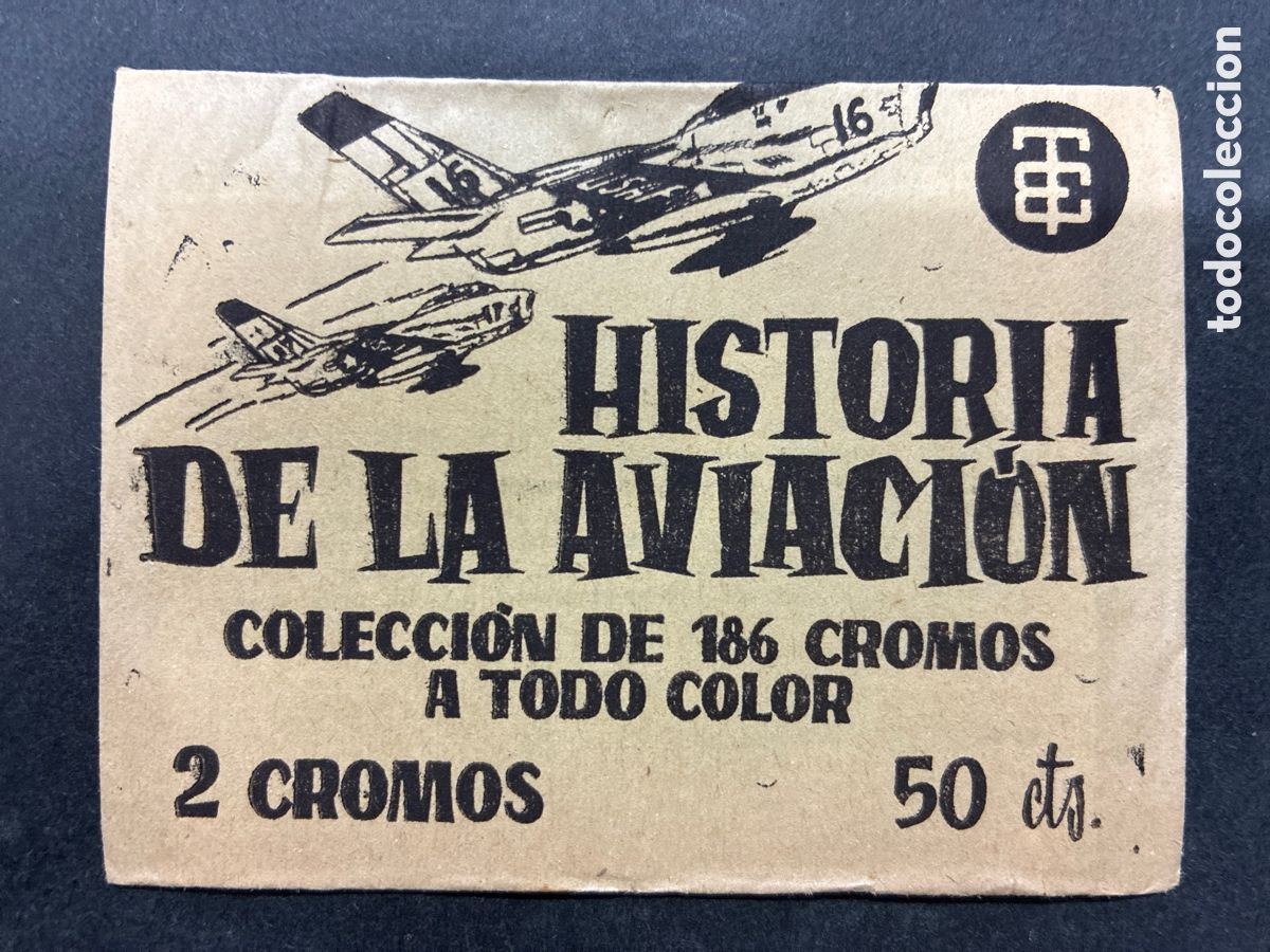 Coleccionismo Cromos antiguos: SOBRE CROMOS SIN ABRIR ALBUM HISTORIA DE LA AVIACION EDITORIAL TORAY