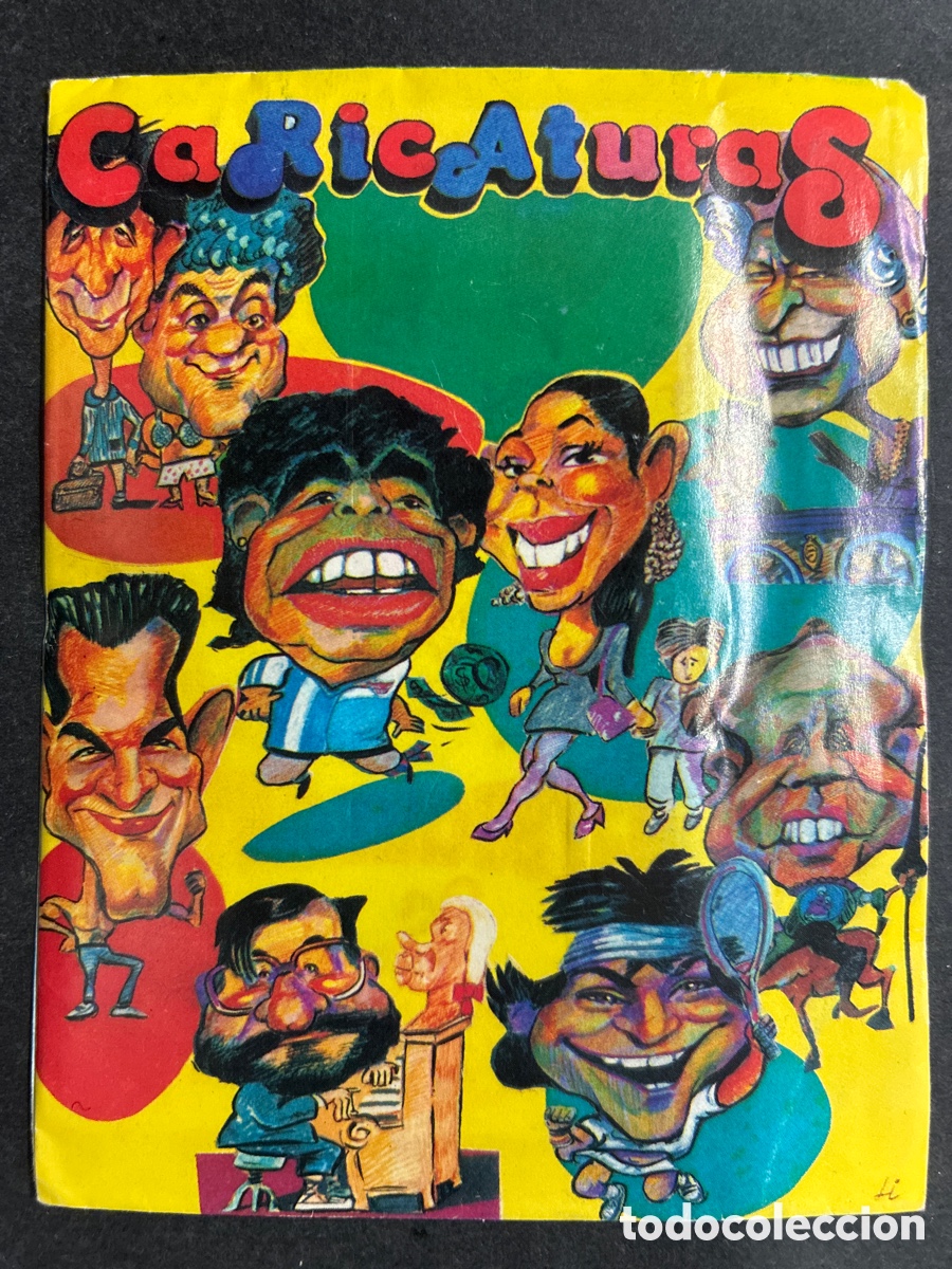 Coleccionismo Cromos antiguos: SOBRE CROMOS SIN ABRIR ALBUM CARICATURAS EDITORIAL MILANO