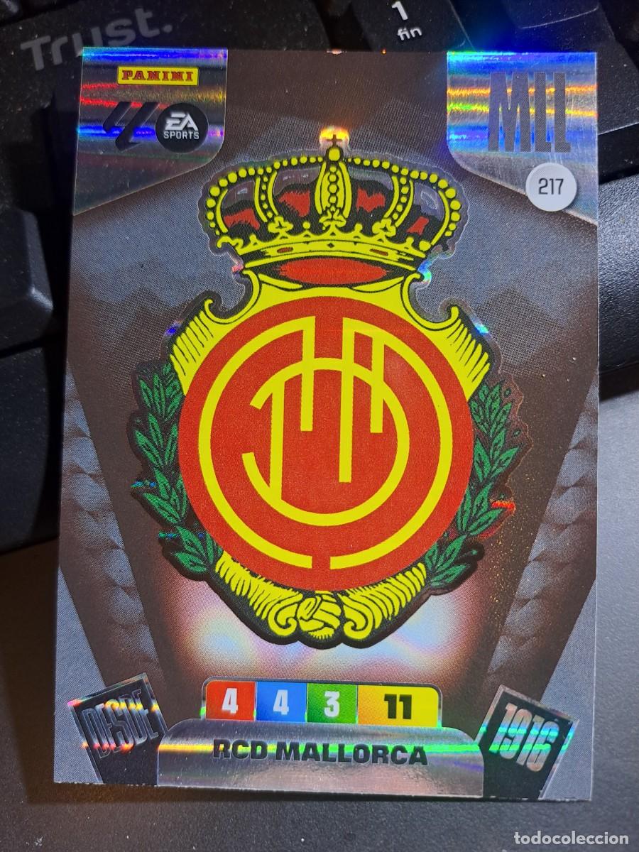 Collectionnisme Cartes &agrave; collectionner anciennes: ADRENALYN XL ESCUDO MALLORCA 217 CROMO LIGA 2025 2026 25 26 PANINI