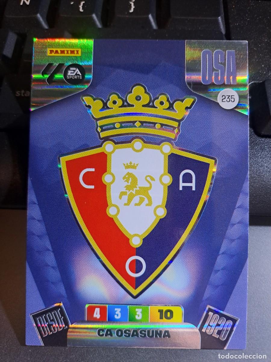 Coleccionismo Cromos antiguos: ADRENALYN XL ESCUDO OSASUNA 235 CROMO LIGA 2025 2026 25 26 PANINI