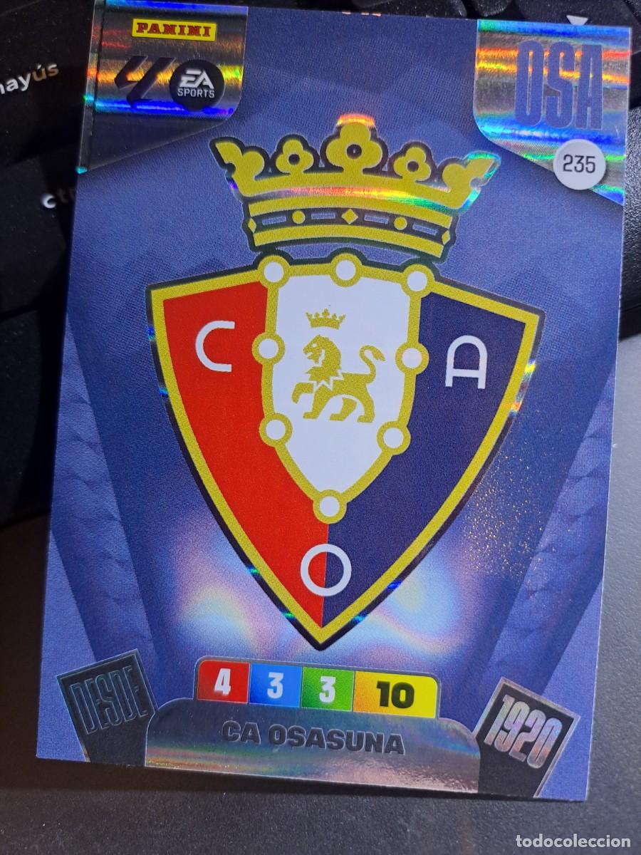 Coleccionismo Cromos antiguos: ADRENALYN XL ESCUDO OSASUNA 235 CROMO LIGA 2025 2026 25 26 PANINI