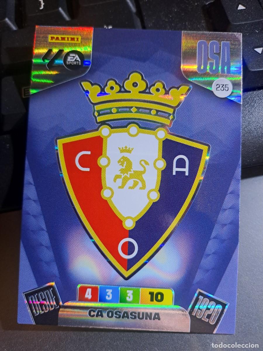 Coleccionismo Cromos antiguos: ADRENALYN XL ESCUDO OSASUNA 235 CROMO LIGA 2025 2026 25 26 PANINI