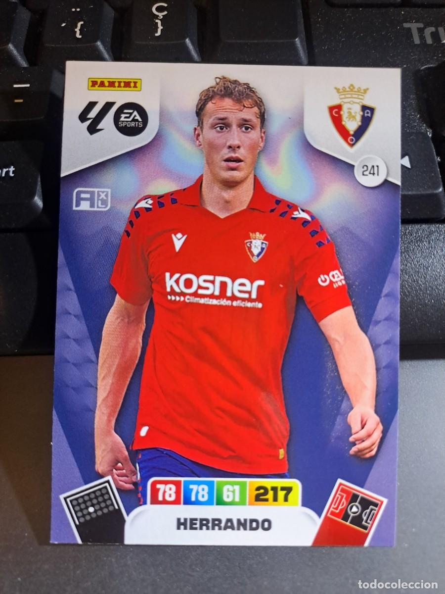 Coleccionismo Cromos antiguos: ADRENALYN XL HERRANDO 241 OSASUNA CROMO LIGA 2025 2026 25 26 PANINI