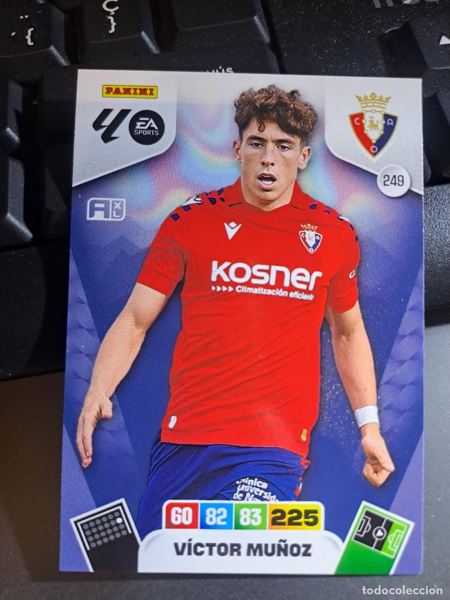 Coleccionismo Cromos antiguos: ADRENALYN XL VICTOR MU&Ntilde;OZ 249 OSASUNA CROMO LIGA 2025 2026 25 26 PANINI