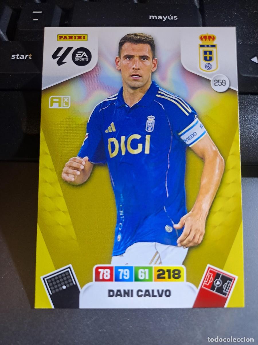 Coleccionismo Cromos antiguos: ADRENALYN XL DANI CALVO 259 OVIEDO CROMO LIGA 2025 2026 25 26 PANINI