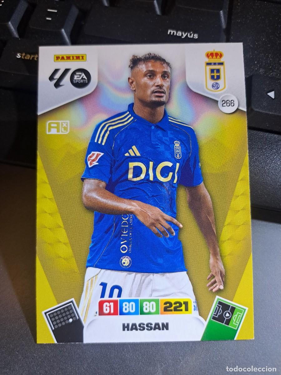 Coleccionismo Cromos antiguos: ADRENALYN XL HASSAN 266 OVIEDO CROMO LIGA 2025 2026 25 26 PANINI