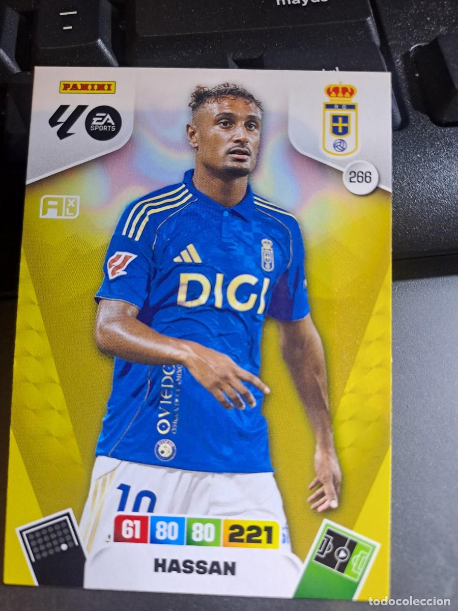 Coleccionismo Cromos antiguos: ADRENALYN XL HASSAN 266 OVIEDO CROMO LIGA 2025 2026 25 26 PANINI