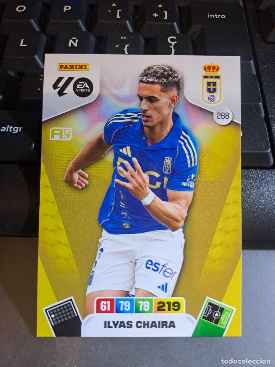 Coleccionismo Cromos antiguos: ADRENALYN XL ILYAS CHAIRA 268 OVIEDO CROMO LIGA 2025 2026 25 26 PANINI