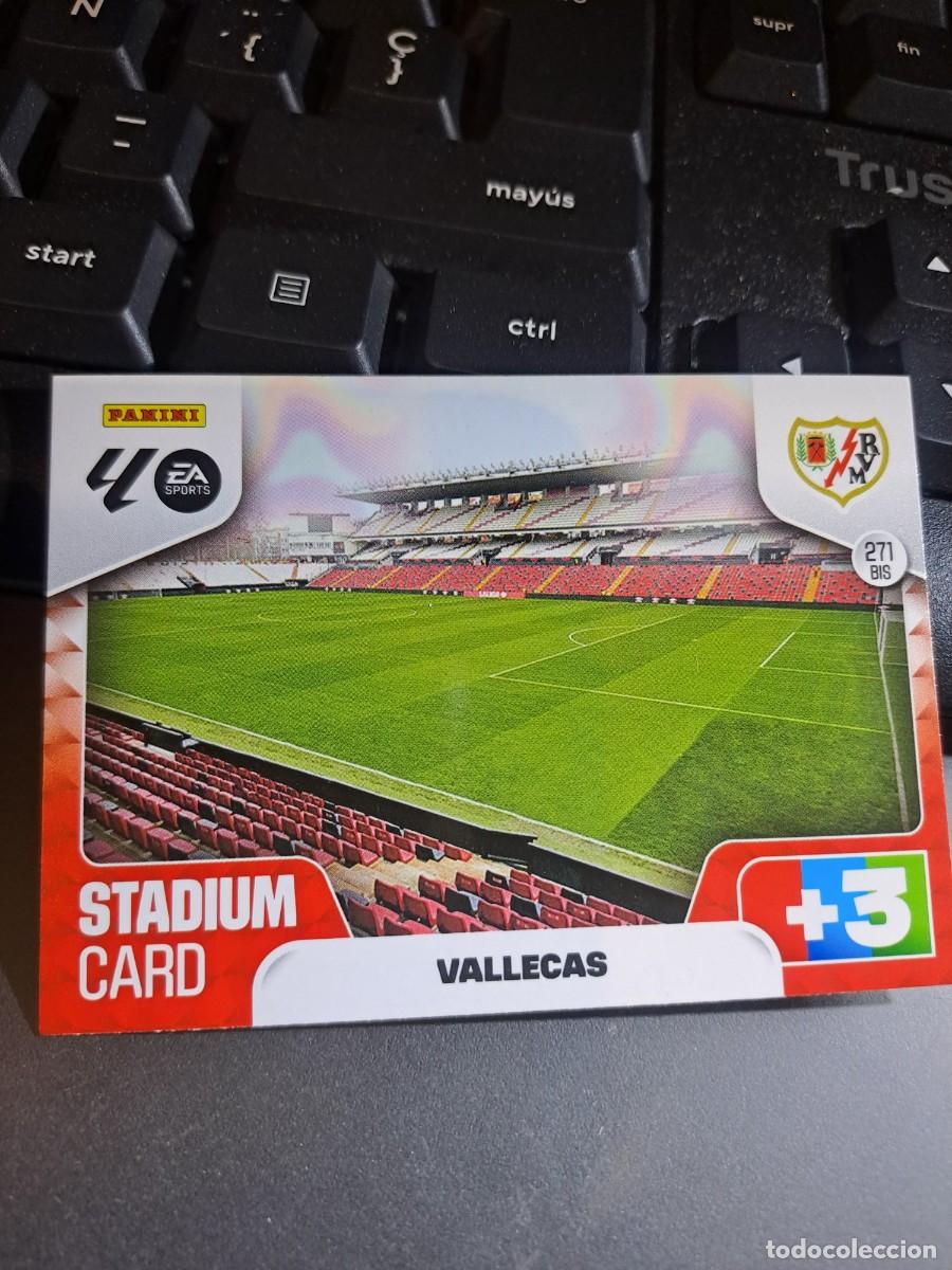 Coleccionismo Cromos antiguos: ADRENALYN XL ESTADIO STADIUM VALLECAS 271 BIS RAYO VALLECANO CROMO LIGA 2025 2026 25 26 PANINI