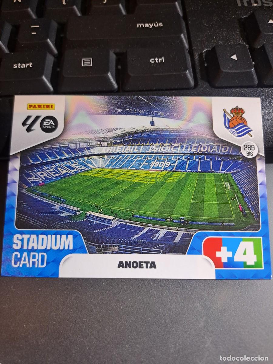 Coleccionismo Cromos antiguos: ADRENALYN XL ESTADIO STADIUM ANOETA 289 BIS REAL SOCIEDAD CROMO LIGA 2025 2026 25 26 PANINI