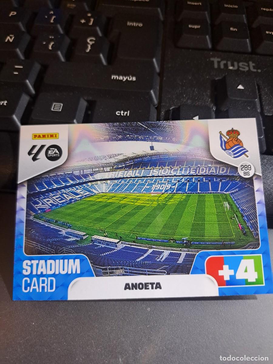 Coleccionismo Cromos antiguos: ADRENALYN XL ESTADIO STADIUM ANOETA 289 BIS REAL SOCIEDAD CROMO LIGA 2025 2026 25 26 PANINI