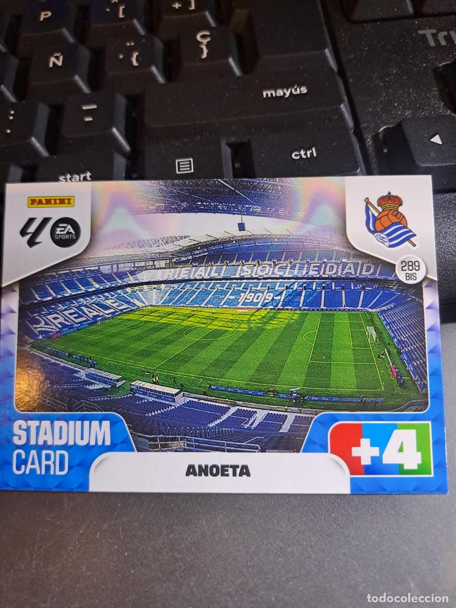 Coleccionismo Cromos antiguos: ADRENALYN XL ESTADIO STADIUM ANOETA 289 BIS REAL SOCIEDAD CROMO LIGA 2025 2026 25 26 PANINI