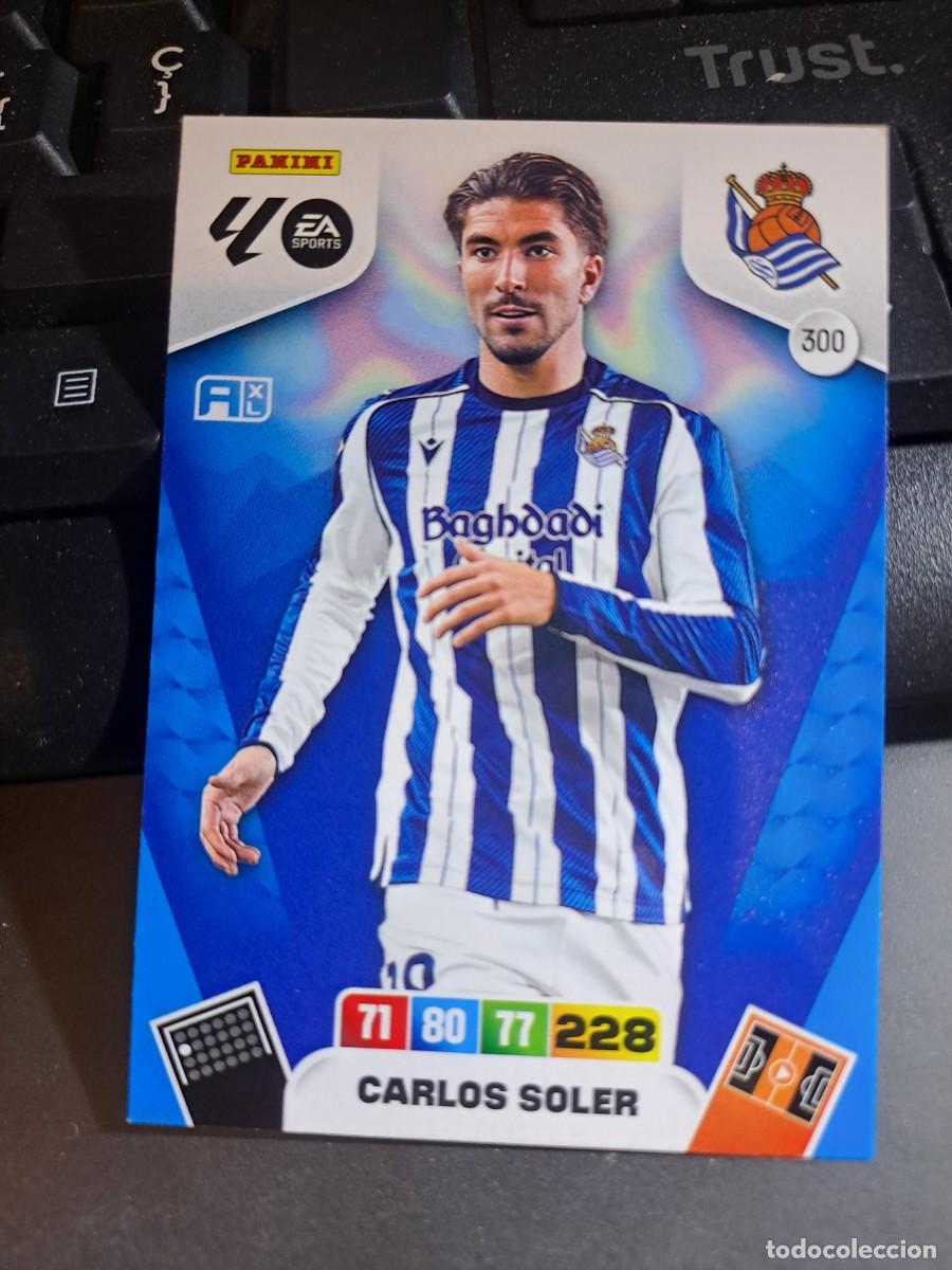 Coleccionismo Cromos antiguos: ADRENALYN XL CARLOS SOLER 300 REAL SOCIEDAD CROMO LIGA 2025 2026 25 26 PANINI