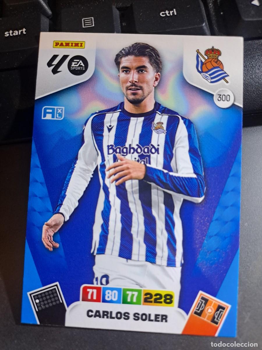 Coleccionismo Cromos antiguos: ADRENALYN XL CARLOS SOLER 300 REAL SOCIEDAD CROMO LIGA 2025 2026 25 26 PANINI
