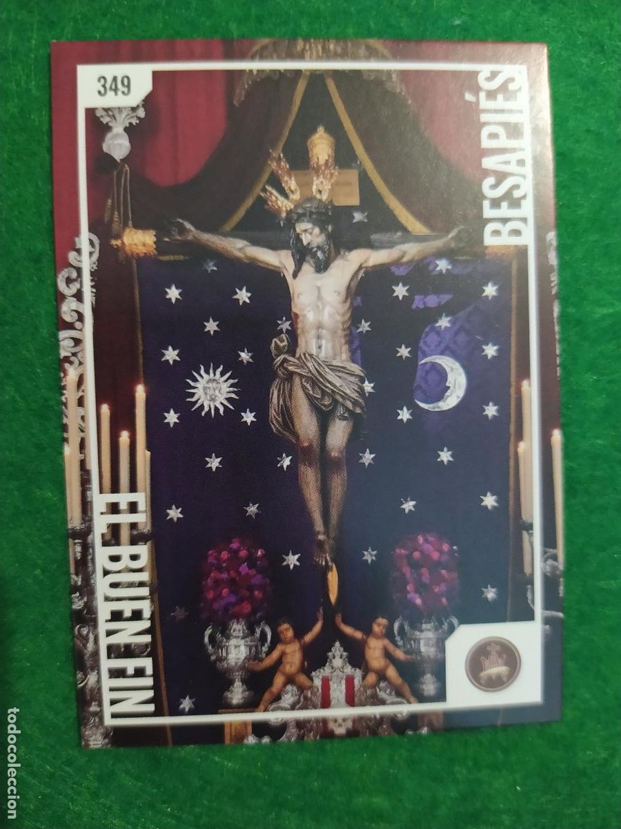 Coleccionismo Cromos antiguos: Holy cards Sevilla semana santa 2026 BESAPIES N&ordm; 349 EL BUEN FIN