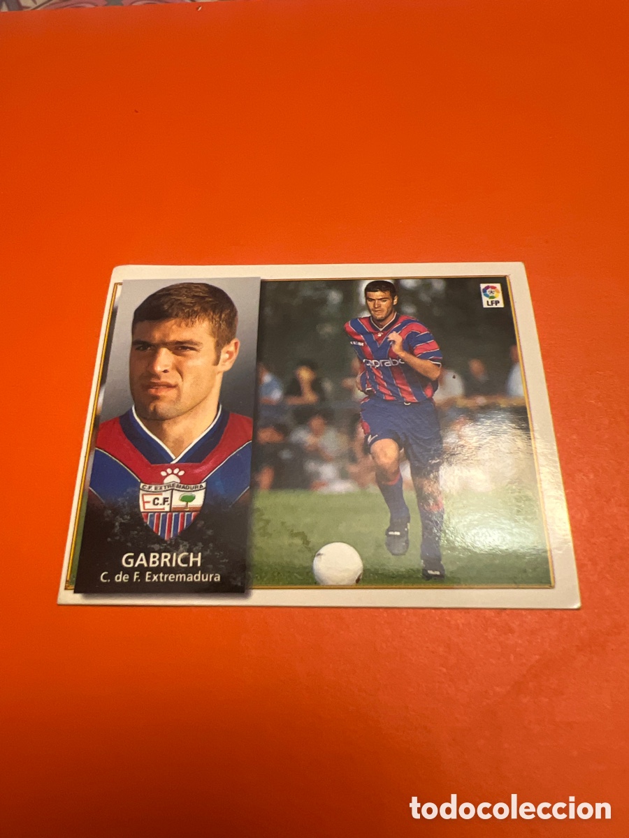 Coleccionismo Cromos antiguos: 98/99 este coloca Gabrich