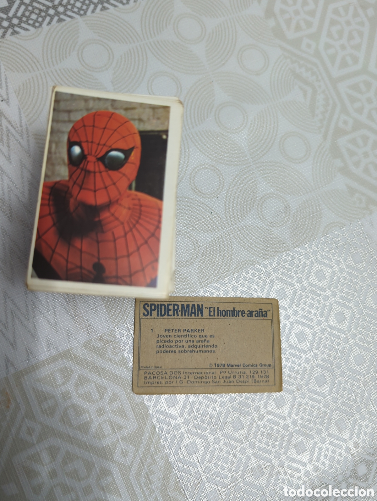 Coleccionismo Cromos antiguos: Colecci&oacute;n completa cromos Spider-Man El hombre-ara&ntilde;a 1978 Pacosa Dos Marvel 1-189